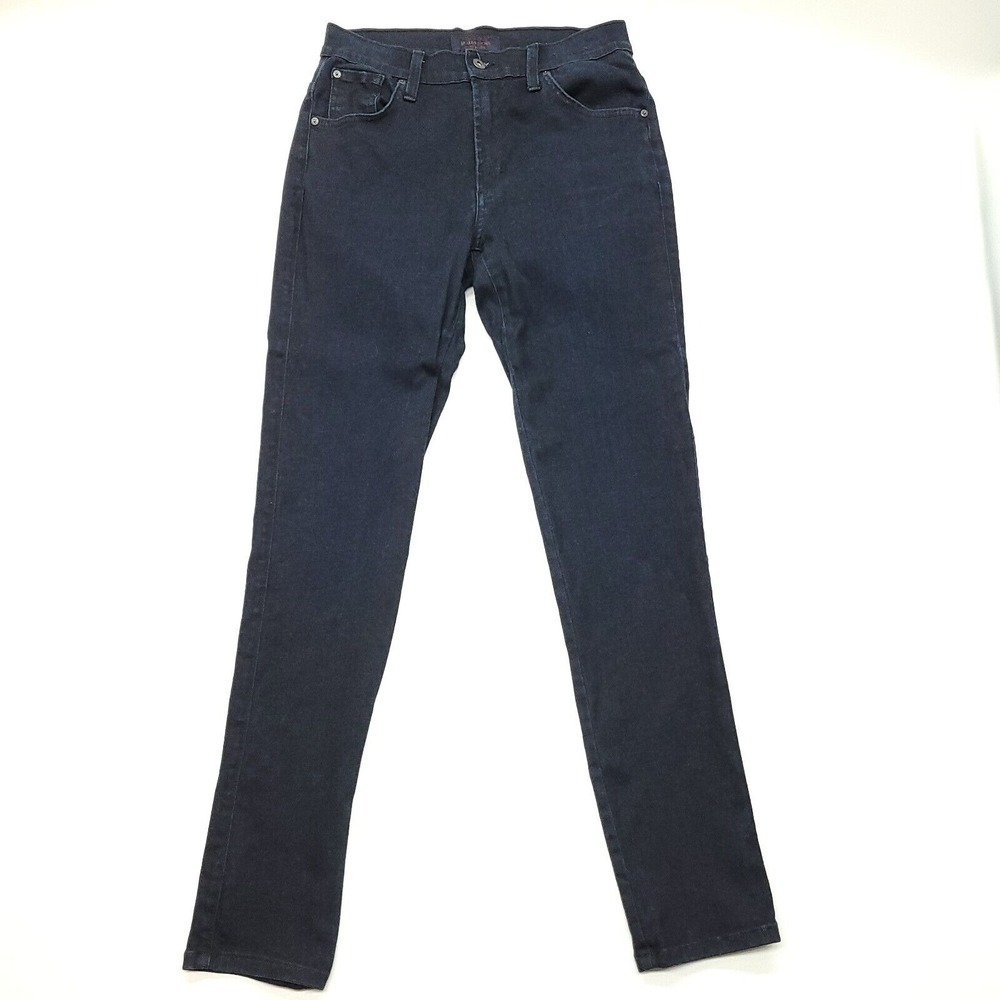 James Jeans Women 32 x 30 Blue High Class Skinny‎ Straight Mid Rise Stretch